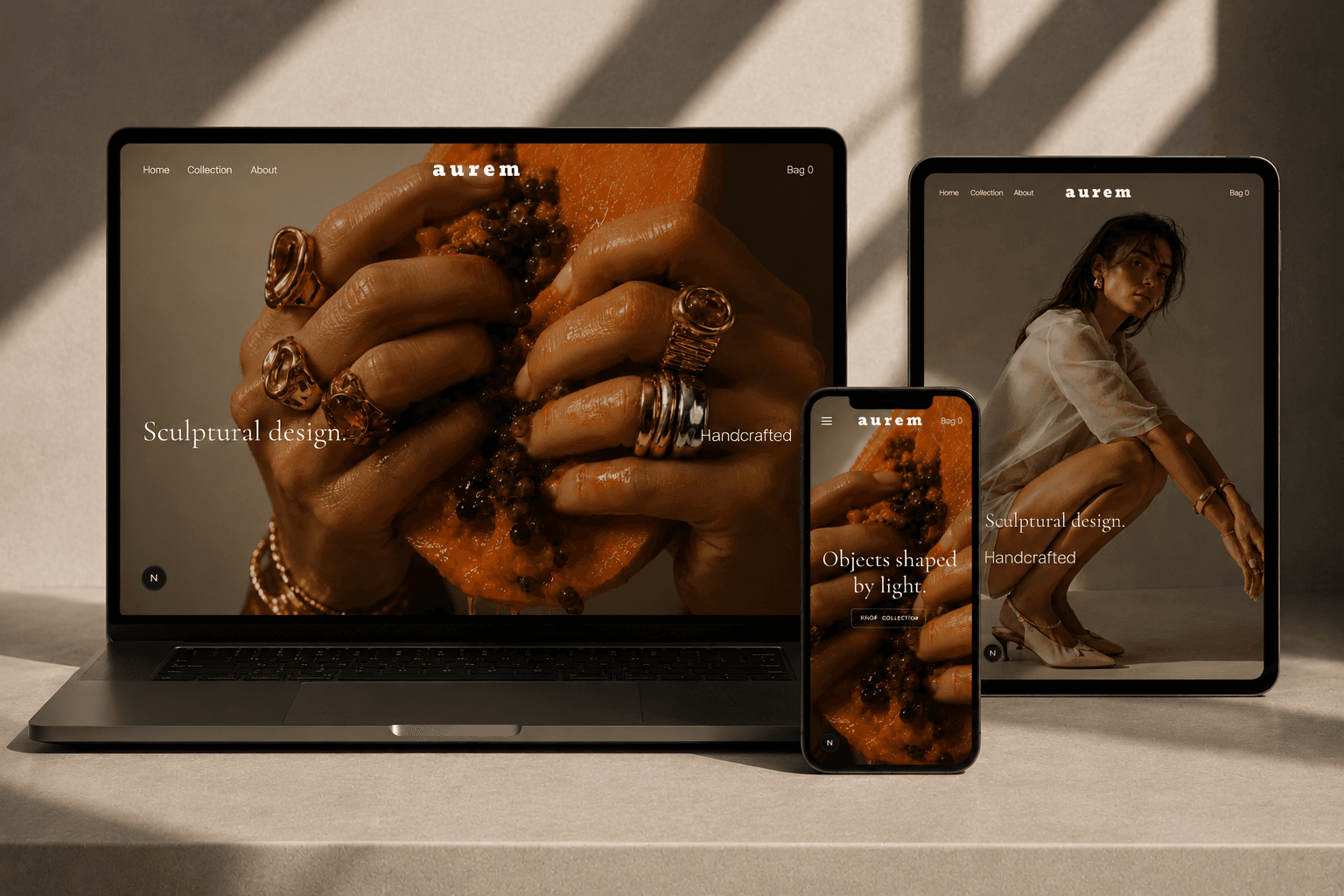 Jewelry Brand Website & Art Direction